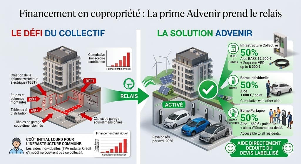 Financement en copropriete La prime Advenir prend le relais