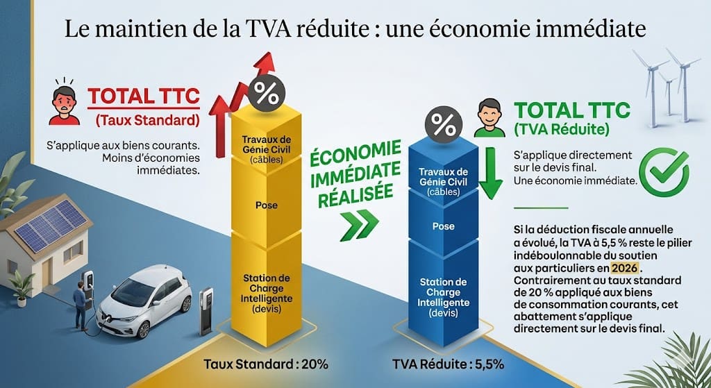 Le maintien de la TVA réduite une économie immédiate